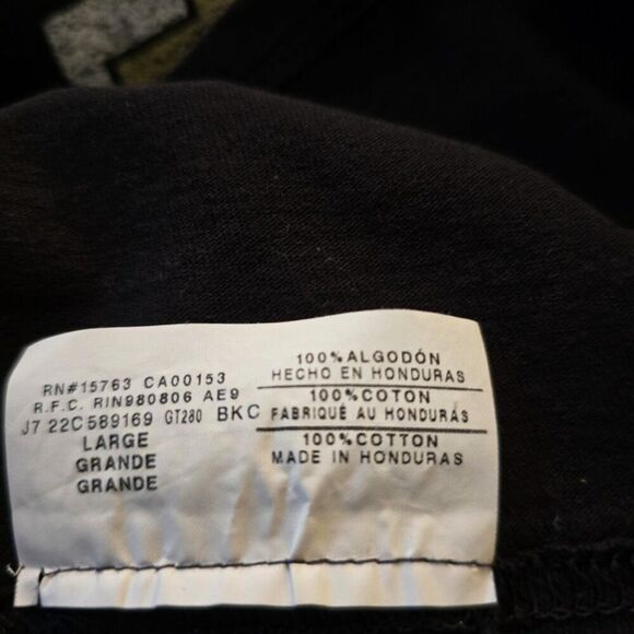 UCF Knights University of Central Florida Mens Large T-Shirt Black 100% Cotton - Picture 8 of 9